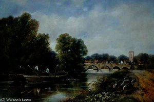 The Bridge At Henley-on-thames — Frederick Waters (william) Watts
