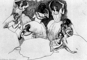Seven Ballerinas — Pablo Picasso