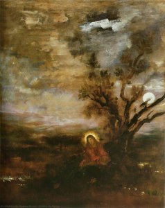 Christ In The Garden — Gustave Moreau