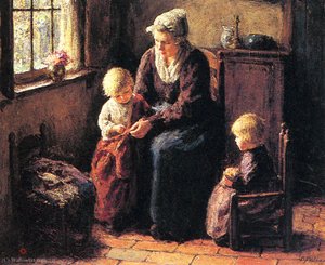 The Sewing Lesson — Bernard Pothast