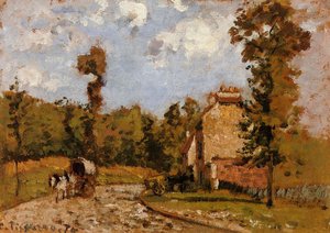 Road In Port Maryl — Camille Pissarro