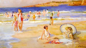 Beach at biarritz
