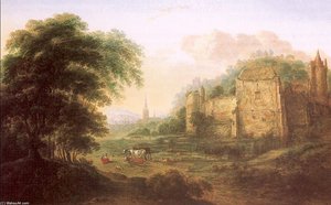 Landscape With Ruins Of A Fortress