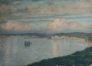 Varengeville. Cumulus Sur La Falaise — Émile-rené Ménard