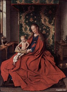 The Ince Hall Madonna (the Virgin And Child Reading) — Jan Van Eyck, Northern Renaissance