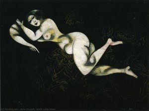 Nude Lying Down — Marc Chagall