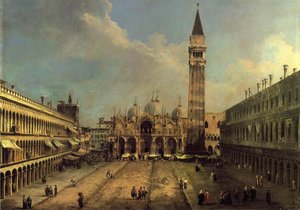 Piazza San Marco: Looking East Along The Central Line — Canaletto