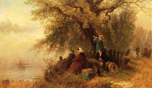 The Ferry Landing — Albert Fitch Bellows