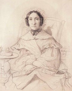 Portrait Of Mme Monnerot The Elder — Théodore Chassériau