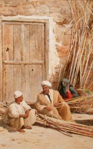 Sellers Of Sugar Cane, Egypt — David Bates