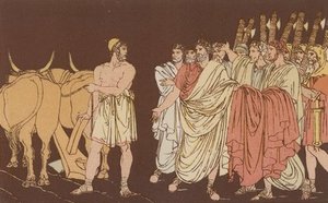 Cincinnatus Called To Be Dictator — Bartolomeo Pinelli