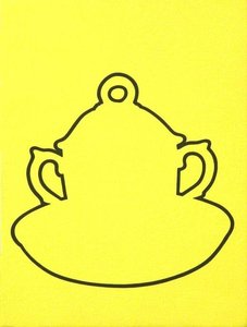Yellow Chocolate Cup, Cover And Saucer — Kerry Harker