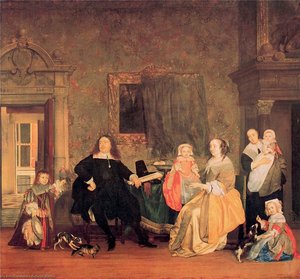Burgomaster Gillis Valckenier And His Family — Gabriel Metsu