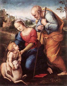 The Holy Family With A Lamb — Raphael, High Renaissance
