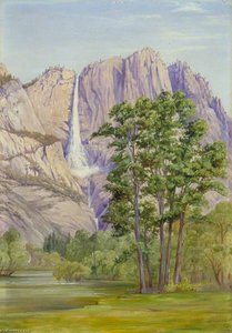 The Yosemite Waterfall, California — Marianne North