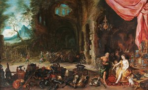 Venus At The Forge Of Vulcan — Jan The Younger Brueghel, Baroque