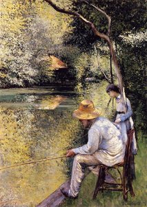 Fishing — Gustave Caillebotte