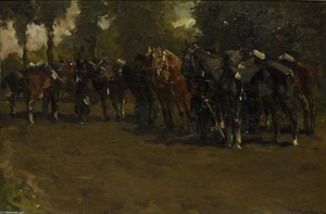 Cavalry At Rest — George Heidrik Breitner