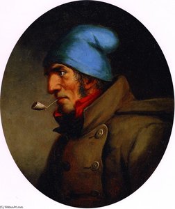 Head Of A Habitant — Cornelius David Krieghoff