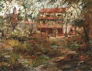 Red House, Sound Beach — Ernest Lawson