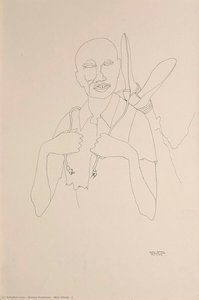 War Study #1 — Benny Andrews
