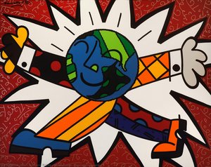 Avanzando (moving Forward) — Romero Britto