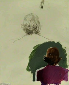 Study For 'sur La Terrasse' — David Hockney