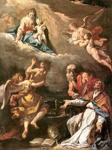 Pope Gregory The Great Saving The Souls Of Purgatory 1 — Sebastiano Ricci
