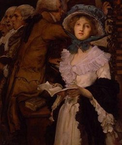 Organist At The Gloucester Cathedral — Edwin Austin Abbey