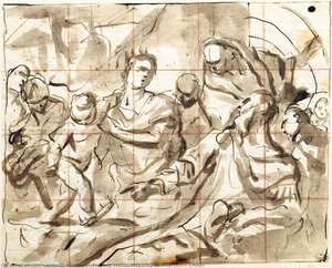 The Boy Moses Stepping On Pharaoh’s Crown — Antonio Molinari