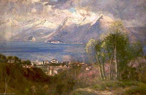 Gathering Storm, Lago Maggiore — Sir David Scott Murray