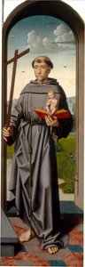 The Saint Anne Altarpiece: Saint Anthony Of Padua [right Panel] — Gerard David