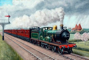 South Eastern And Chatham Railway 4–4–0 Locomotive No.516 — Cuthbert Hamilton Ellis