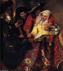 The Procuress — Johannes Vermeer, Baroque
