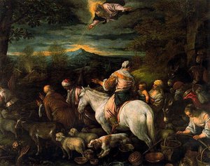 Departure Of Abraham And His Family And Livestock To The Land Of Canaan — Jacopo Bassano (jacopo Da Ponte)
