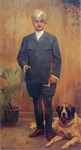 Yuvaraj Kanterava Narasimharaja Wadiyar In A Hunting Dress — Raja Ravi Varma