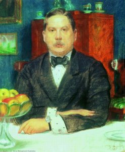 Portrait Of Konstantin Somov — Boris Mikhailovich Kustodiev