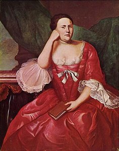 Mrs. Thomas Marshall (lucy Allen), (painting) — John Singleton Copley