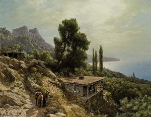 Near Ay-petri In The Crimea — Lef Feliksovich Lagorio