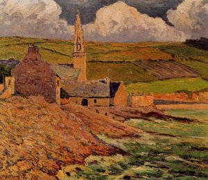 Saint Michel's Church — Maxime Emile Louis Maufra, Post-impressionism