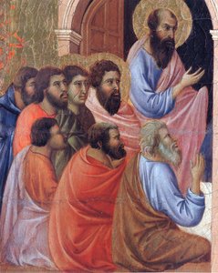 The Apostles Of Maria (fragment) — Duccio Di Buoninsegna, Proto Renaissance