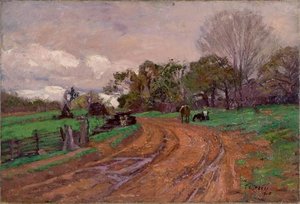 Curve In The Road — Theodore Clement Steele