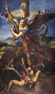 St. Michael Overwhelming The Demon — Raphael