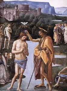 Baptism Of Christ (detail) — Vannucci Pietro (le Perugin)