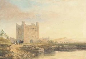 An Old Border Castle — David Cox