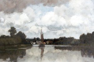 Vechtlandschap — Nicolaas Bastert