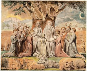Job And His Family — William Blake, Romanticism