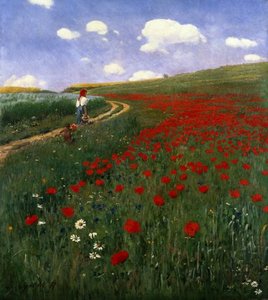 The Poppy Field - — Pal Merse Szinyei