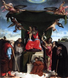 San Bernardino Altarpiece — Lorenzo Lotto, Baroque