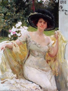 Portrait Of Bella Gorskaya — Ilya Yefimovich Repin, Realism